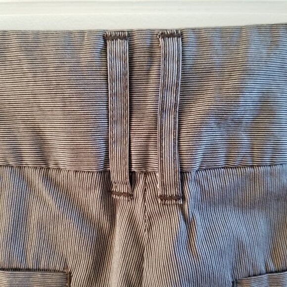 Daisy Fuentes Moda Wide-Waistband Taupe Combo Capri Pants - Size 8 - Lightweight - Picture 11 of 16